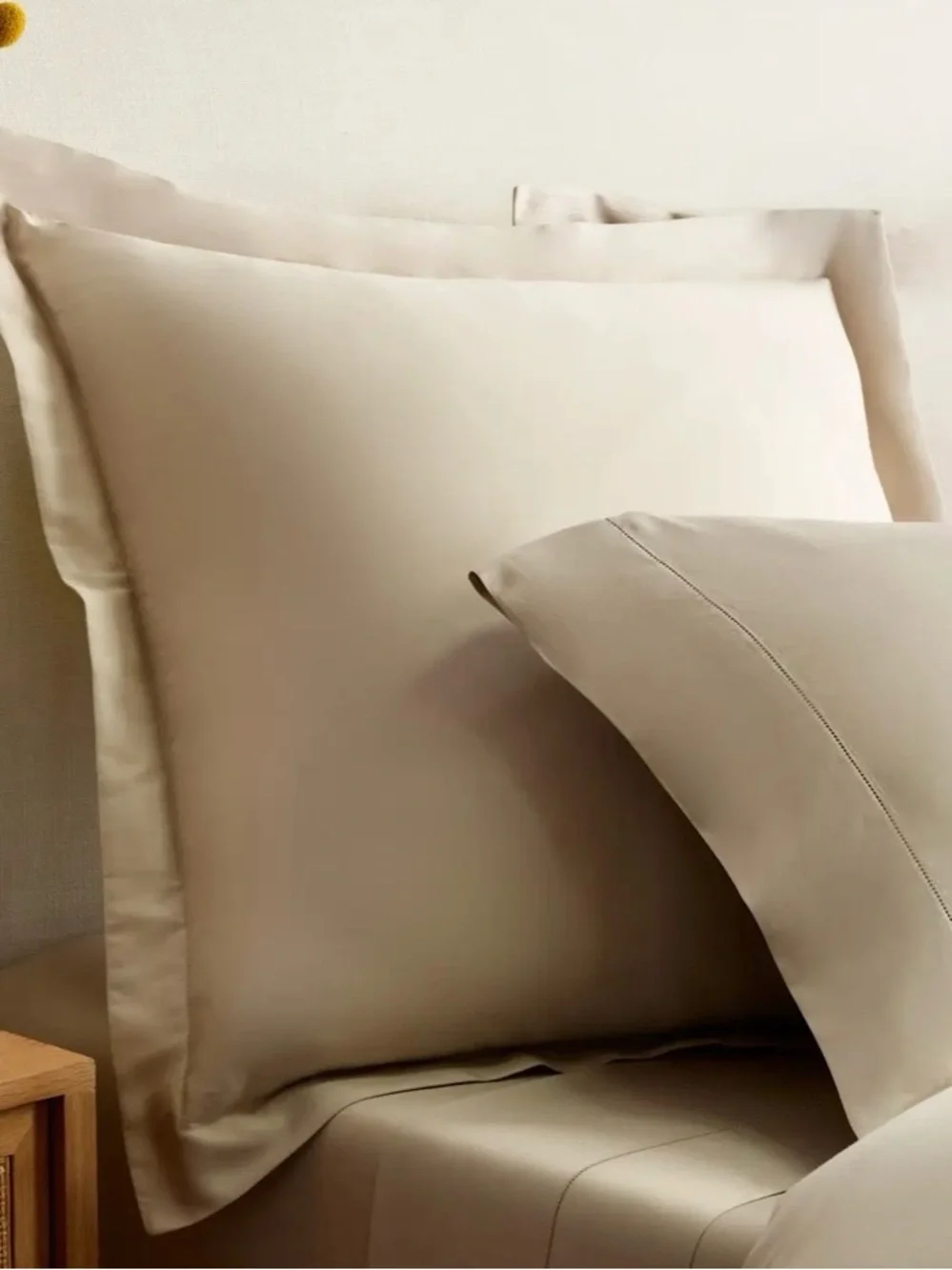 NEW Signature Giza Cotton Sateen Euro Sham, 26 X 26 (Sand) *3 available